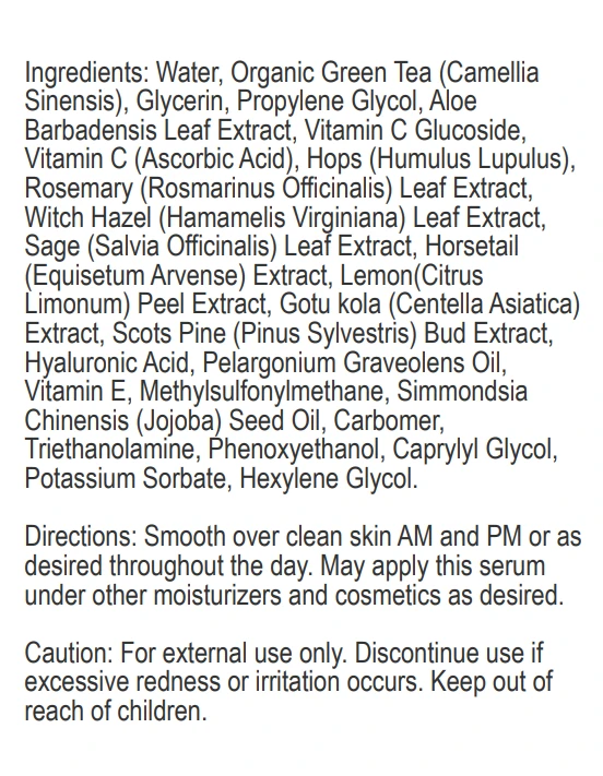 Value Terrace 3 Super C Serum ingredients